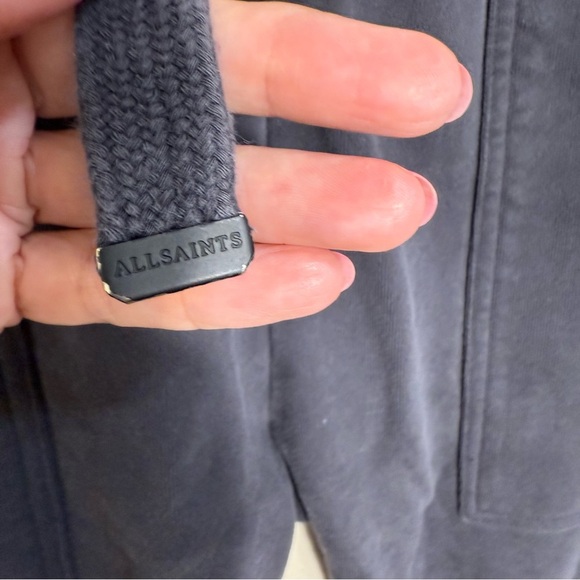 All Saints Lucia  jogger grey sweatpants size large - Picture 4 of 4